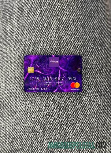 Laos Indochina Bank Mastercard Photolook Frente exemplo real